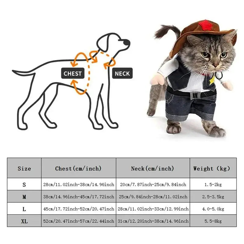 Sheriff Pet Costume